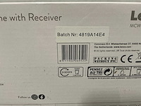 Lenco set van 2 draadloze microfoons microfoon (3x) - afbeelding 2 van  4