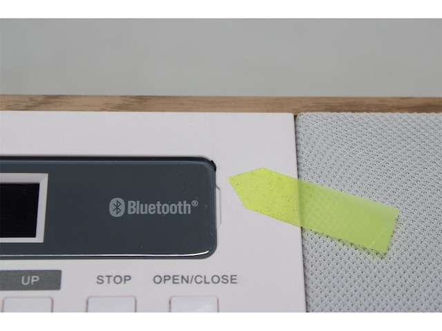 Lenco stereo dab+/fmradio cd 2 usb bluetooth hout/wit - afbeelding 3 van  3