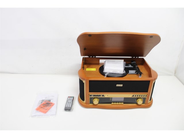 Lenco tcd-2571 platenspeler met luidspreker dab+ radio cd-speler hout - afbeelding 5 van  5