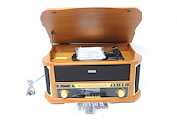 Lenco tcd2571 platenspeler voor grammofoonplaten bluetooth hout - afbeelding 5 van  5