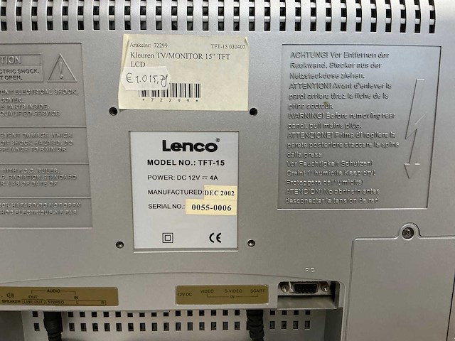 Lenco tv monitor en 3 radio’s - afbeelding 3 van  9