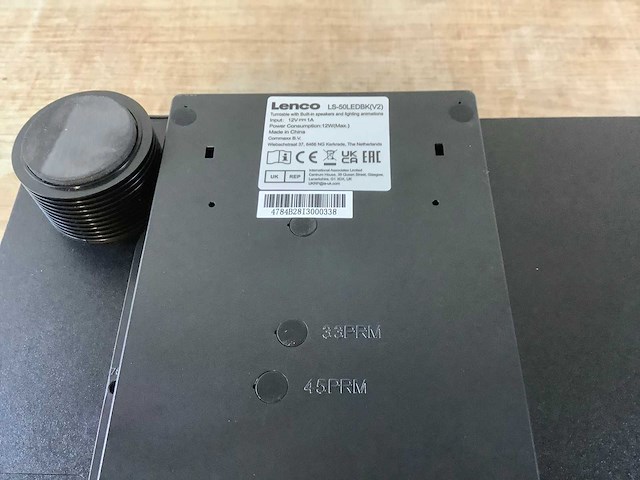 Lenco v2 ls-50ledbk cd- & platenspeler - afbeelding 5 van  6