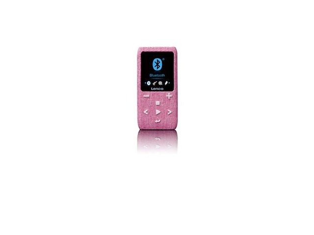 Lenco xemio861 mp3speler met bluetooth en 8 gb micro sd roze - afbeelding 2 van  5