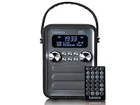 Lencopdr051bksi draagbare dab+ fm radio zwart