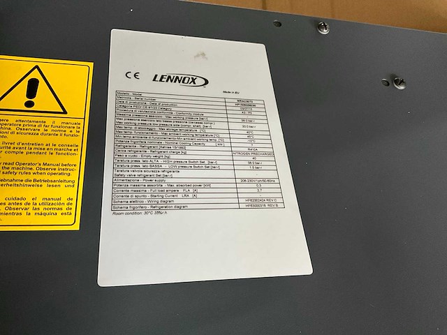 Lennox mrac0070 condensor - afbeelding 6 van  6