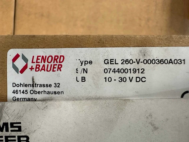 Lenord+bauer - gel260-v-000360a031 - incrementele draaigevers/encoders 13x - afbeelding 3 van  5