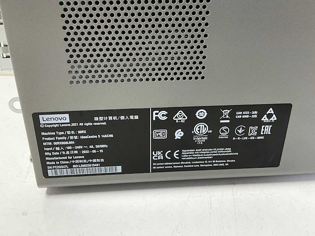 Lenovo - 2022 90rx008lmh - desktop - afbeelding 4 van  5
