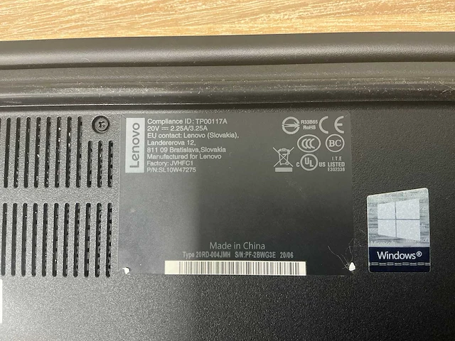 Lenovo - 20rd-004jmh - laptop (4x) - afbeelding 2 van  11