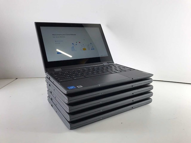 Lenovo - 300e 2nd gen 11.6”, celeron(r) n4020, 4 gb ram, 32 gb ssd chromebooks (5x) - afbeelding 1 van  5