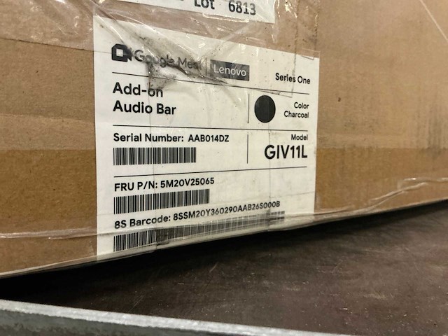 Lenovo - add-on audio bar giv11l - smartspeaker - afbeelding 2 van  3