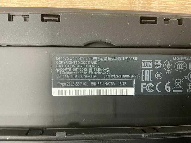 Lenovo - t480 - laptop (2x) - afbeelding 5 van  5