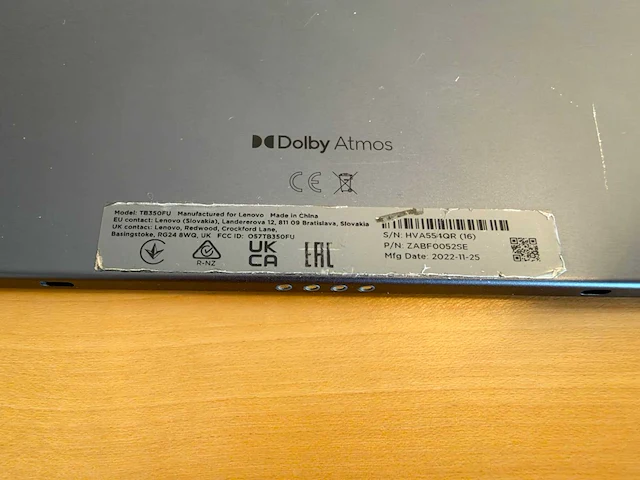Lenovo - tab p11 (2nd gen, 128gb) - tablet - afbeelding 3 van  5