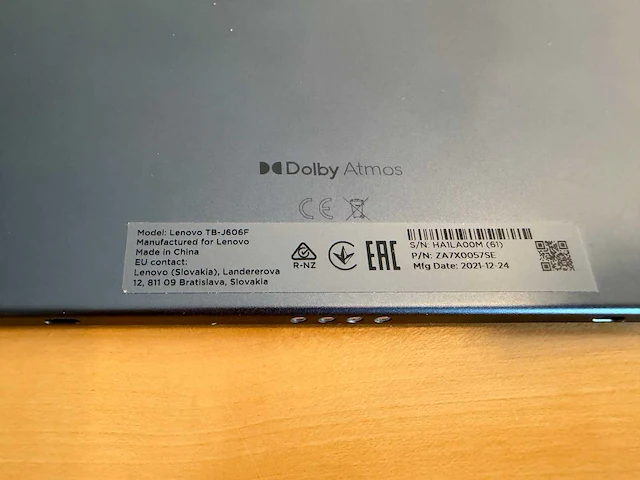 Lenovo - tb-j606f (128gb) - tablet - afbeelding 3 van  4