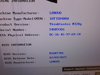 Lenovo - thinkcentre m720q - desktop - afbeelding 3 van  6