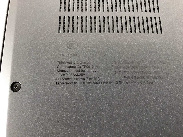 Lenovo - thinkpad x13 gen 2 13.3”, core(tm) i5 11th gen, 16 gb ram, 256 gb nvme laptops (new) (2x) - afbeelding 8 van  8