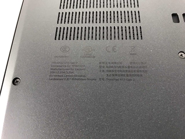 Lenovo - thinkpad x13 gen 2 13.3”, core(tm) i5 11th gen, 16 gb ram, 256 gb nvme laptops (new) (2x) - afbeelding 5 van  6