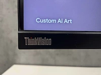Lenovo - thinkvision t24-40 - 24" monitor set op markant duo arm - afbeelding 11 van  17