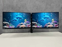 Lenovo - thinkvision t24-40 - 24" monitor set op markant duo arm - afbeelding 10 van  17