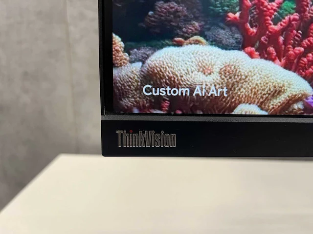 Lenovo - thinkvision t24-40 - 24" monitor set op markant duo arm - afbeelding 11 van  17
