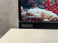 Lenovo - thinkvision t24-40 - 24" monitor set op markant duo arm - afbeelding 11 van  17