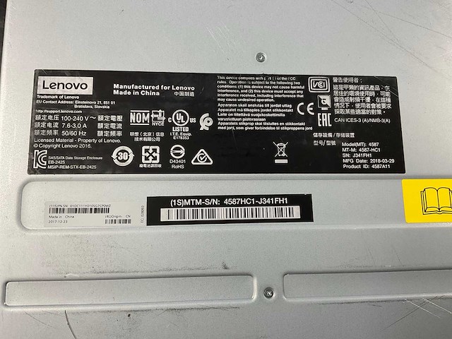Lenovo (4587) 12x 8 tb sas(st8000nm0075) disk array enclosure storage - afbeelding 9 van  11