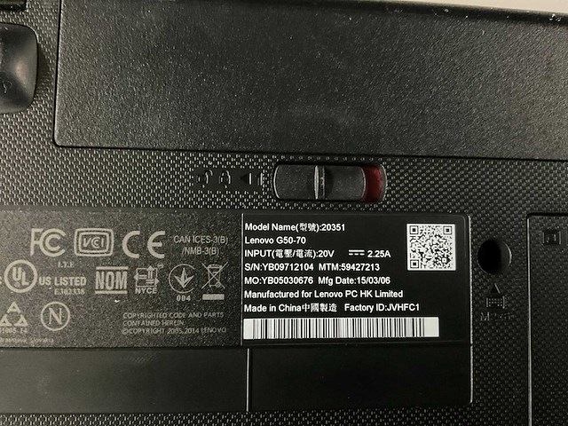 Lenovo g50-80 laptops (3x) - afbeelding 5 van  5