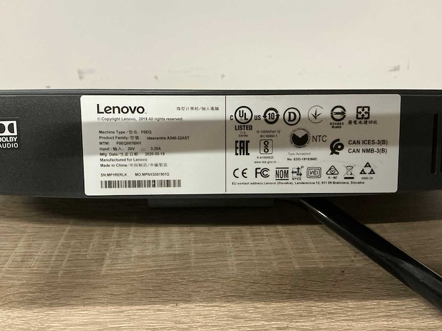 Lenovo ideacentre a340-22ast desktop - afbeelding 3 van  5