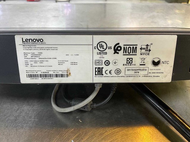 Lenovo ideacentre a340-22iwl all in one - afbeelding 5 van  5