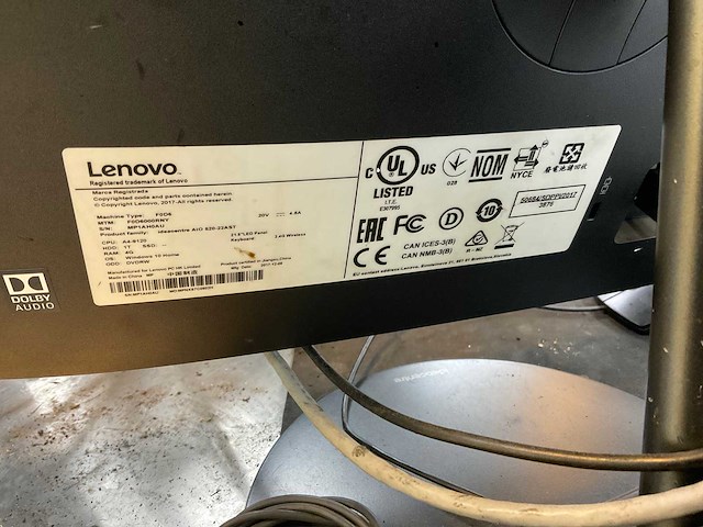 Lenovo ideacentre aio 520-22ast all in one - afbeelding 6 van  8