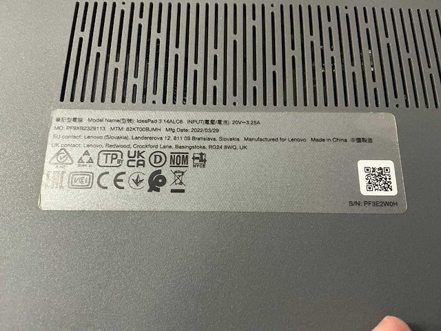 Lenovo ideapad 3 14alc6 laptop - afbeelding 7 van  7