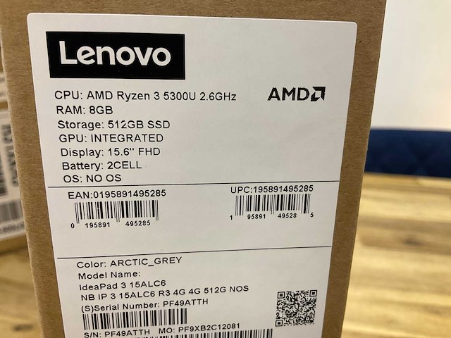 Lenovo ideapad 3 laptop - afbeelding 4 van  6