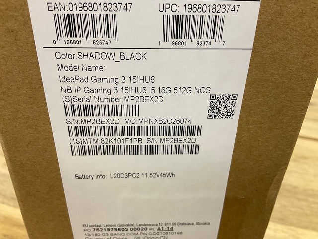 Lenovo ideapad gaming 15ihu6 laptop - afbeelding 3 van  4