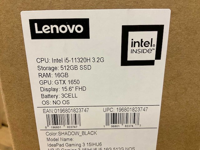 Lenovo ideapad gaming laptop - afbeelding 4 van  6