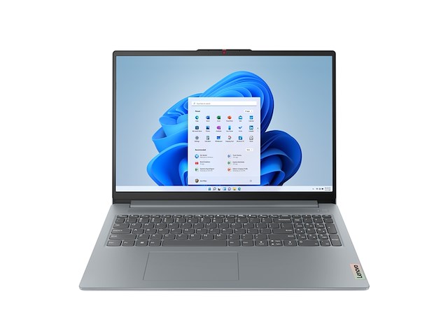Lenovo ideapad slim 3 16iah8 83es0030mh laptop 16 inch qwerty grijs - afbeelding 1 van  4