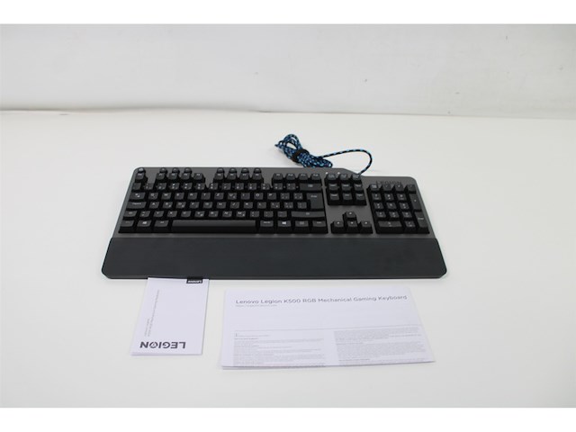 Lenovo legion k500 toetsenbord usb qwertz zwart grijs - afbeelding 1 van  1