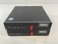Lenovo m720q, core(tm) i5 9th gen, 16 gb ram (2x8gb), 256 gb ssd mini desktops (2x) - afbeelding 1 van  6