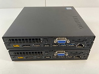 Lenovo m720q, core(tm) i5 9th gen, 16 gb ram (2x8gb), 256 gb ssd mini desktops (2x) - afbeelding 4 van  6