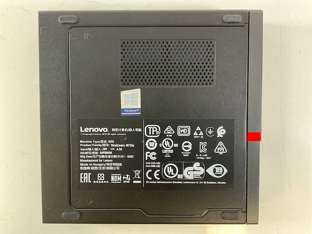 Lenovo m720q, core(tm) i5 9th gen, 16 gb ram (2x8gb), 256 gb ssd mini desktops (2x) - afbeelding 6 van  6