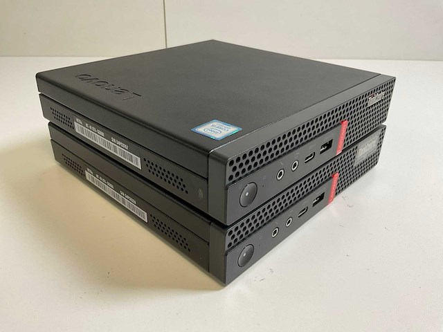 Lenovo m720q, core(tm) i5 9th gen, 16 gb ram (2x8gb), 256 gb ssd mini desktops (2x) - afbeelding 1 van  3