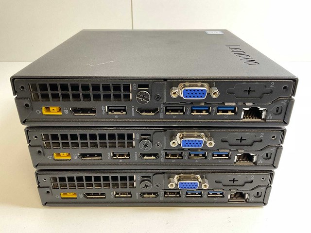 Lenovo m720q, core(tm) i5 9th gen, 16 gb ram (2x8gb), 256 gb ssd mini desktops (3x) - afbeelding 4 van  8