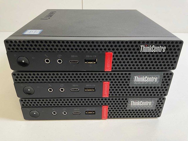 Lenovo m720q, core(tm) i5 9th gen, 16 gb ram (2x8gb), 256 gb ssd mini desktops (3x) - afbeelding 1 van  8