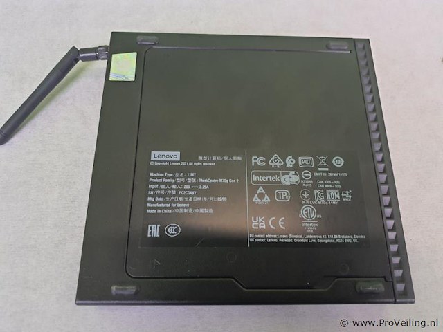 Lenovo mini-desktopcomputer thinkcentre m70q gen 2 - afbeelding 2 van  3