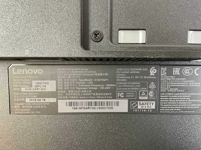 Lenovo mix model desktops - check description (2x) - afbeelding 9 van  11