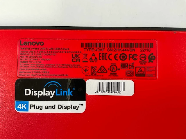 Lenovo mix model docking stations - check description (28x) - afbeelding 7 van  15
