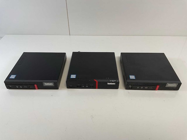 Lenovo mix model mini desktops - check description (3x) - afbeelding 3 van  5