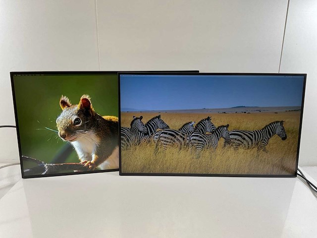 Lenovo (p27h-20) 27”, 2560x1440 (qhd) ips monitors (2x) - afbeelding 1 van  10