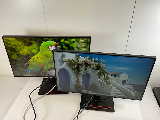 Lenovo (p27h-20) 27”, 2560x1440 (qhd) ips monitors (2x) - afbeelding 6 van  13