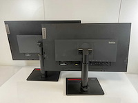 Lenovo (p27h-20) 27”, 2560x1440 (qhd) ips monitors (2x) - afbeelding 12 van  13