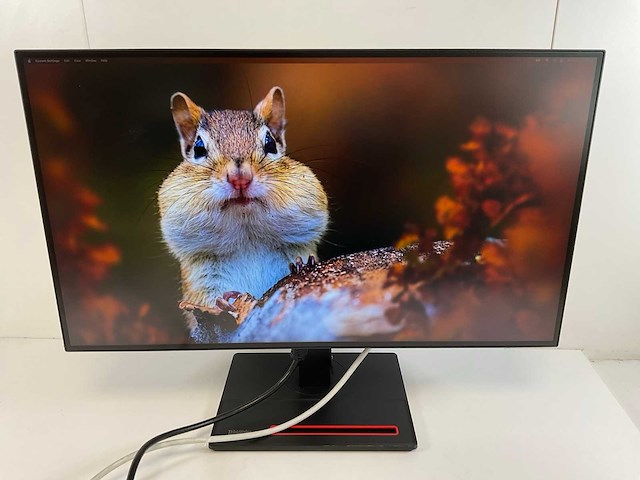 Lenovo (p27h-20) 27”, 2560x1440 (qhd) ips monitors (2x) - afbeelding 1 van  3