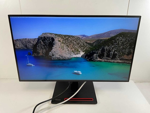 Lenovo (p27h-20) 27”, 2560x1440 (qhd) ips monitors (2x) - afbeelding 3 van  3